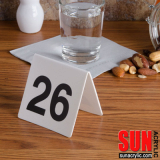 Acrylic Table Number Sign
